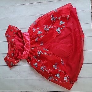 Girls' Princess Elena of Avalor Disney Costume, Red, 4-6 y